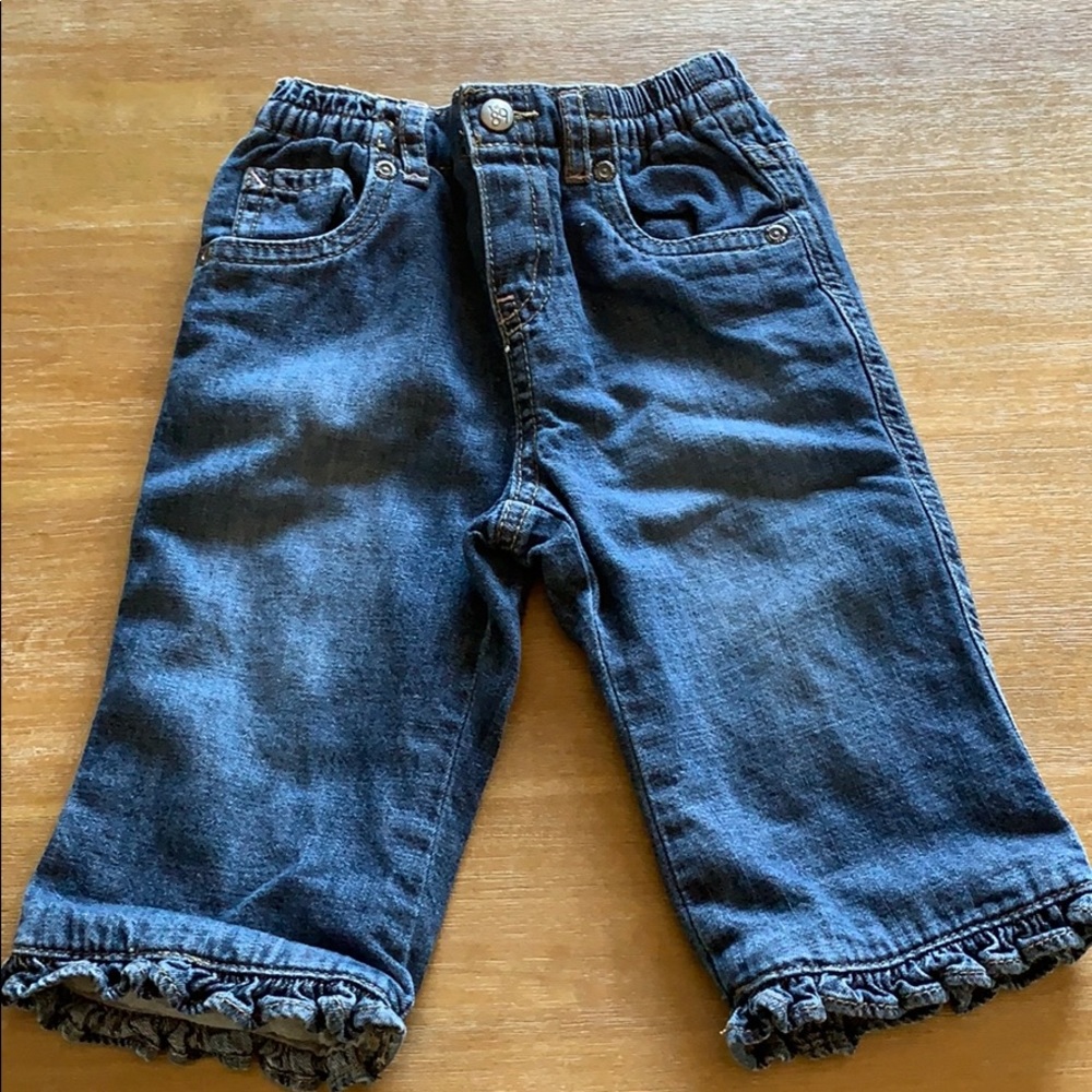 Baby girl Children’s Place cotton lines jeans